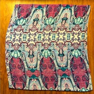 Beautiful abstract unique infinity scarf